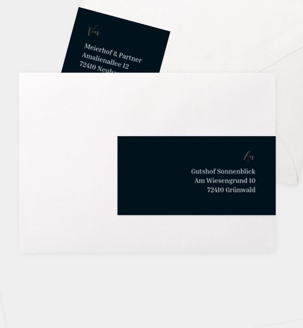 Kombi-Adressaufkleber