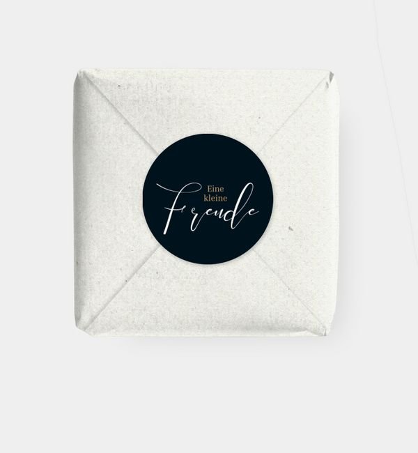 Geschenkaufkleber rund