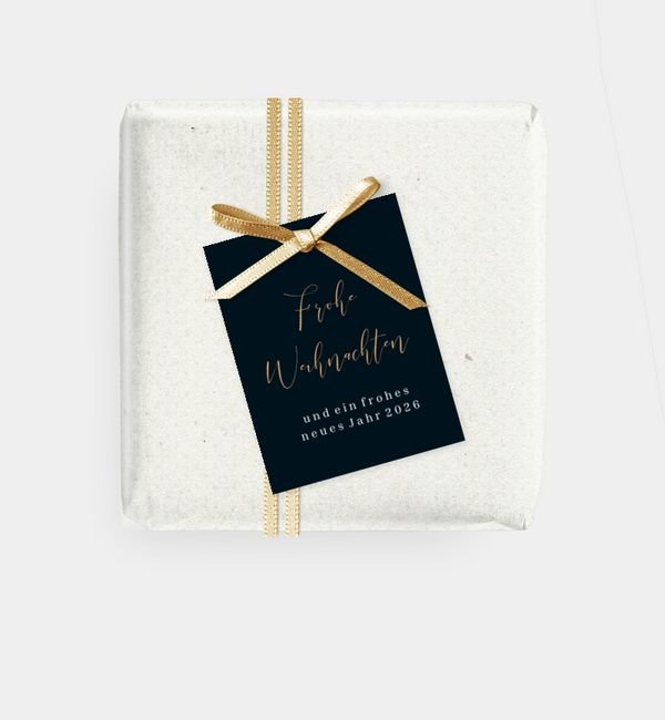 Geschenkanhänger rechteckig