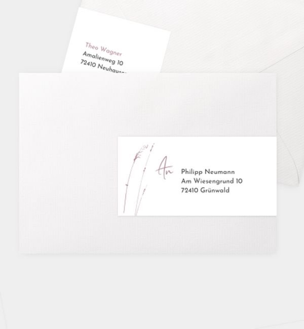 Kombi-Adressaufkleber