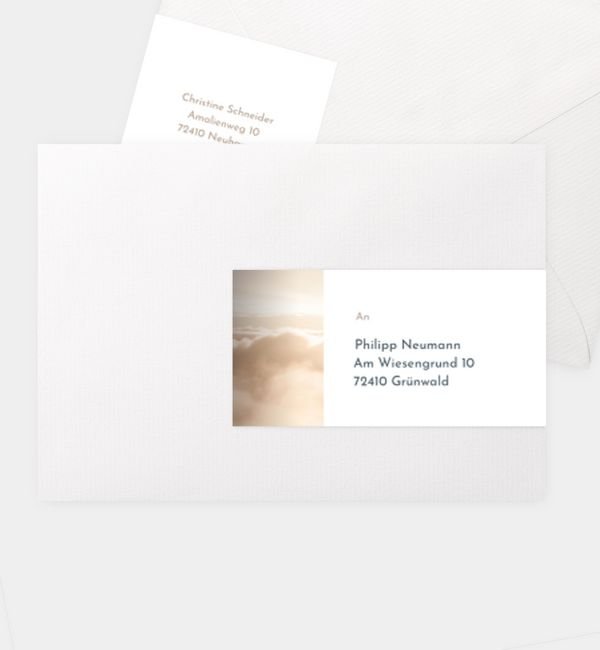 Kombi-Adressaufkleber