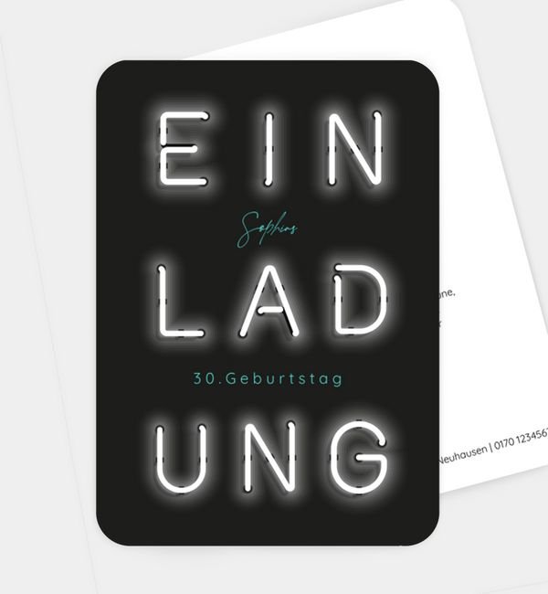Postkarte hoch