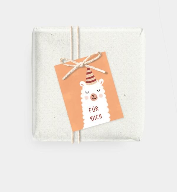 Geschenkanhänger rechteckig