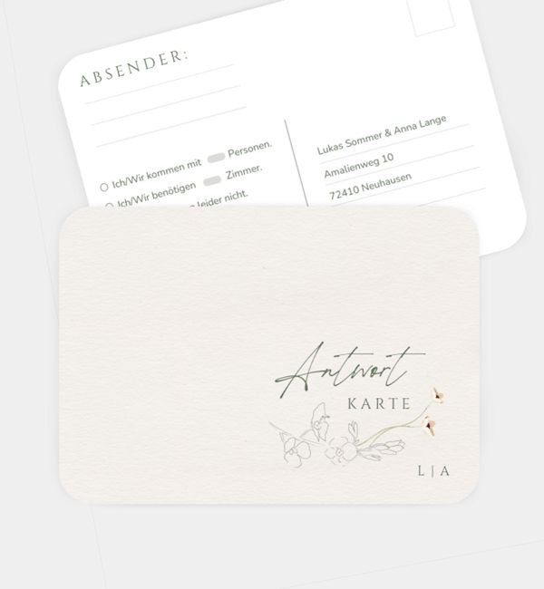 Postkarte quer