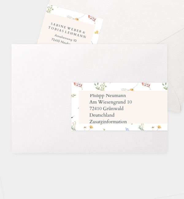 Allover floral print