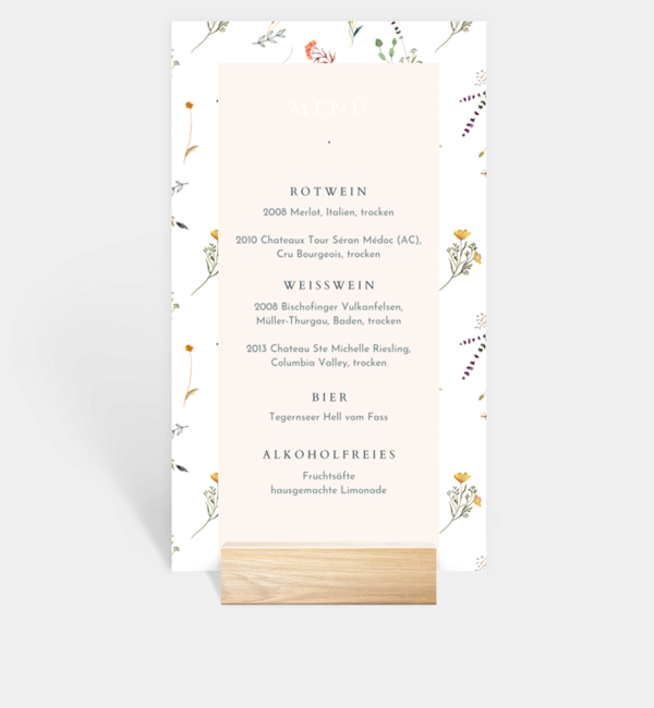 Allover floral print