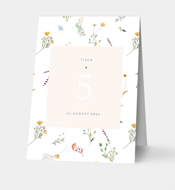 Allover floral print