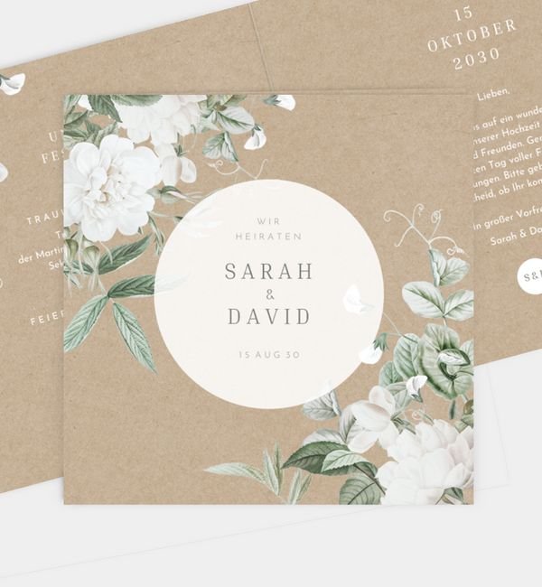 Klappkarte quadratisch