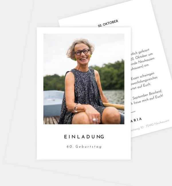 Postkarte hoch