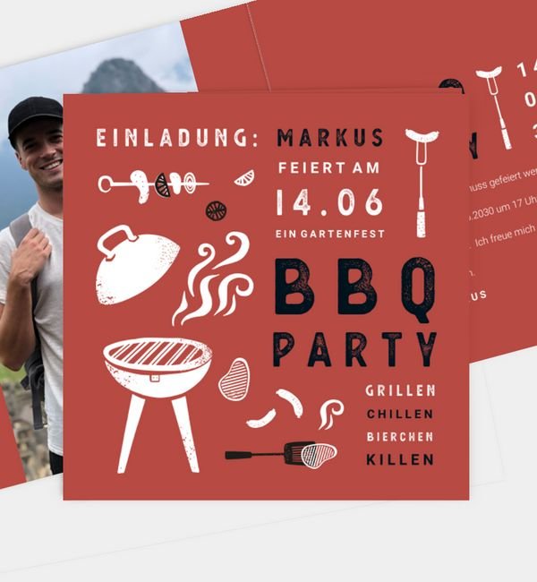 Klappkarte quadratisch