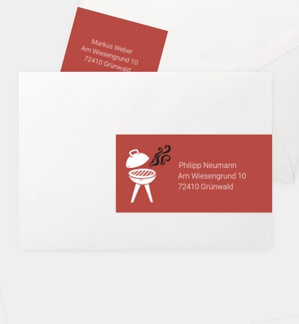 Kombi-Adressaufkleber