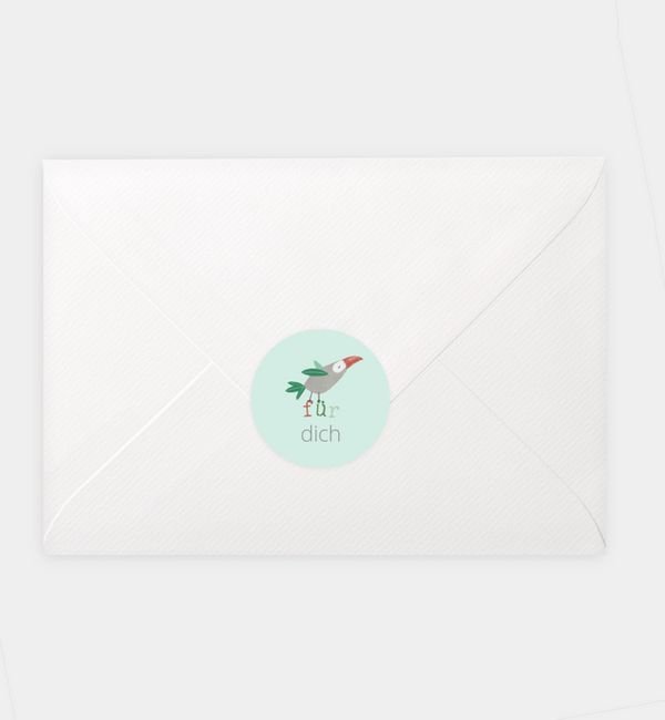 Siegelsticker rund