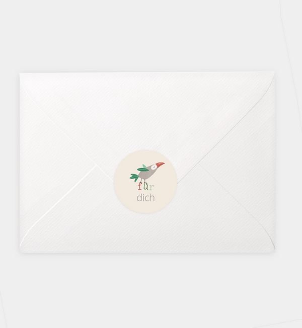 Siegelsticker rund
