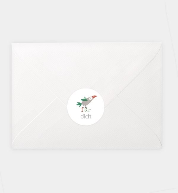 Siegelsticker rund