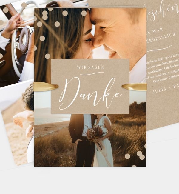 Klappkarte hoch, Anhänger groß