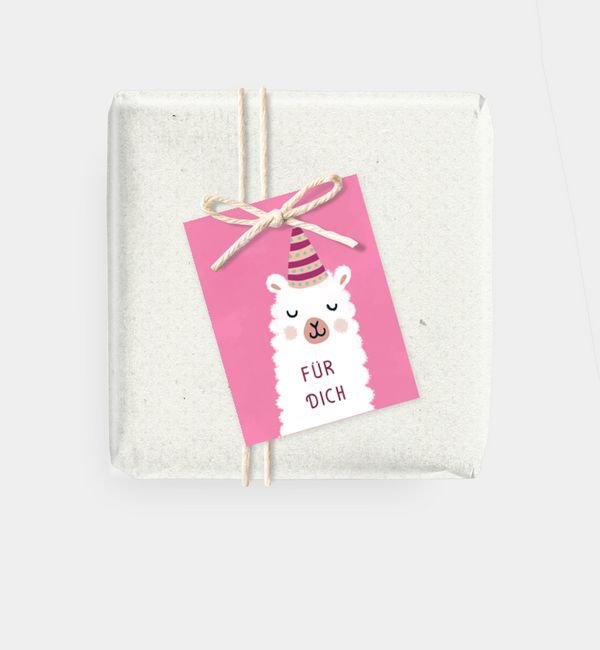 Geschenkanhänger rechteckig