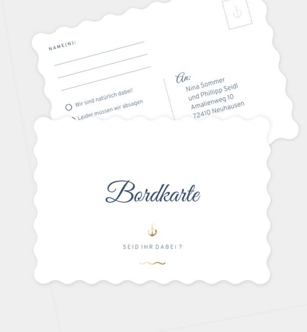 Postkarte quer