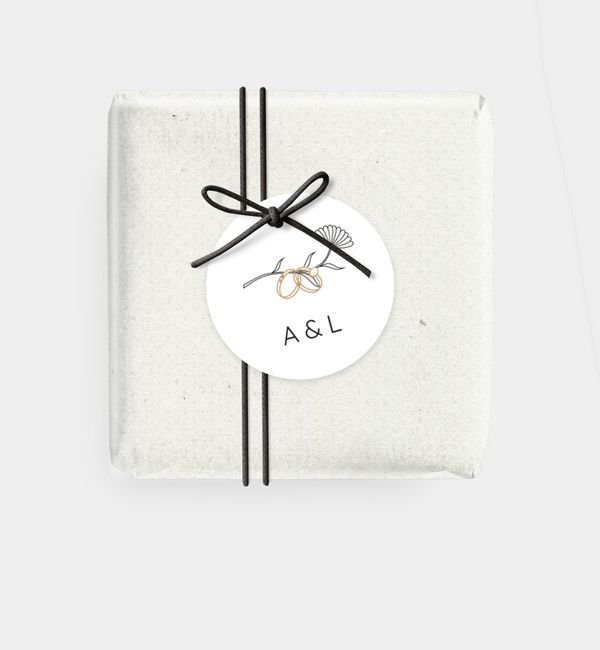 Geschenkanhänger rund