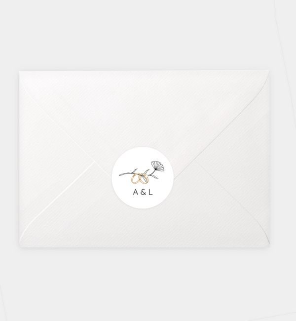 Siegelsticker rund