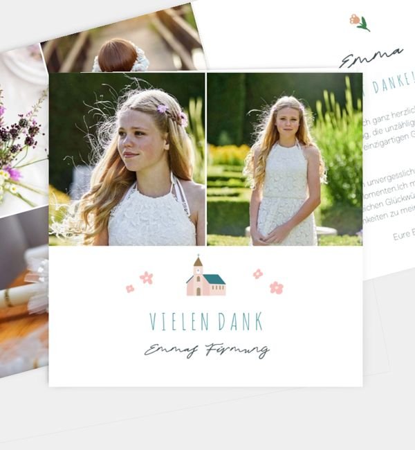 Klappkarte quadratisch