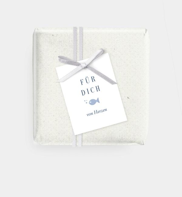 Geschenkanhänger rechteckig