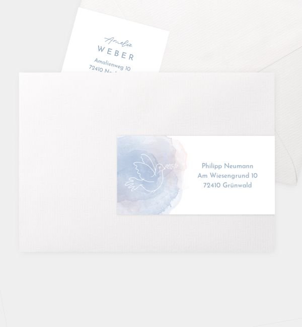 Kombi-Adressaufkleber