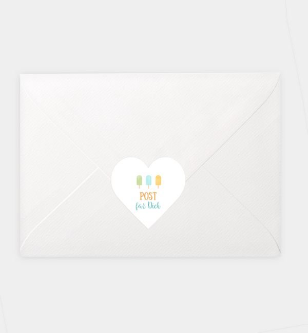 Siegelsticker Herz