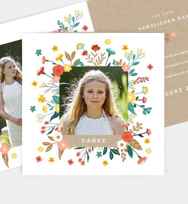 Klappkarte quadratisch