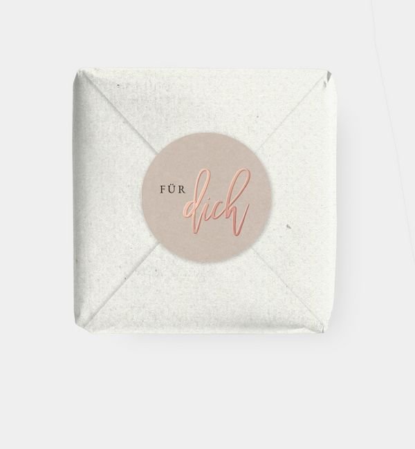 Geschenkaufkleber rund