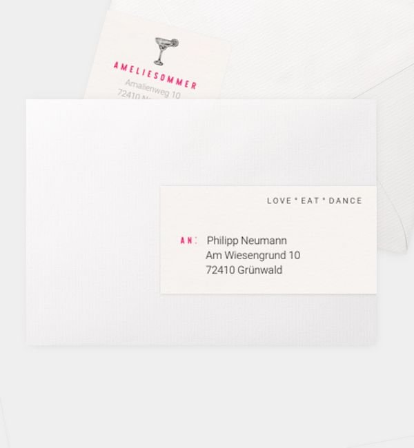 Kombi-Adressaufkleber