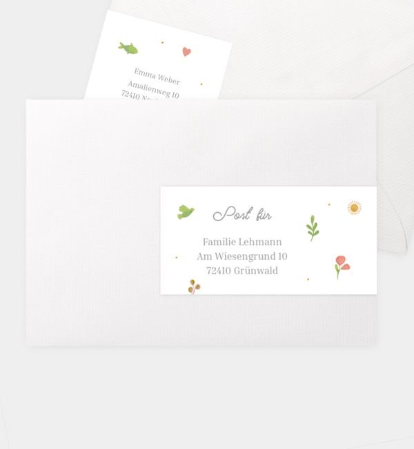 Kombi-Adressaufkleber