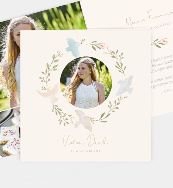 Klappkarte quadratisch