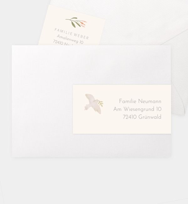 Kombi-Adressaufkleber