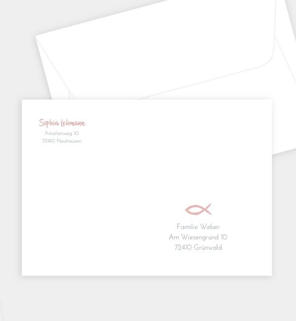 Briefumschlag gerade