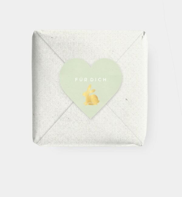 Geschenkaufkleber Herz