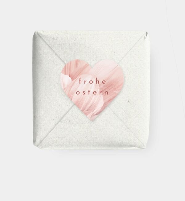 Geschenkaufkleber Herz
