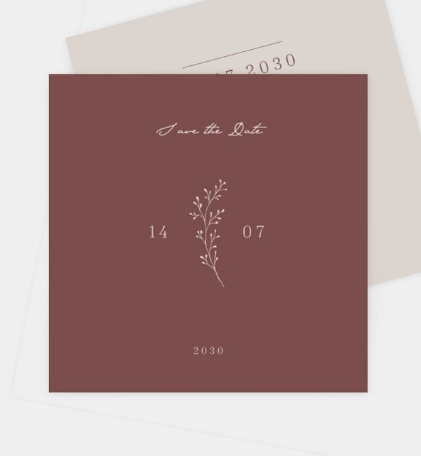 Postkarte quadratisch