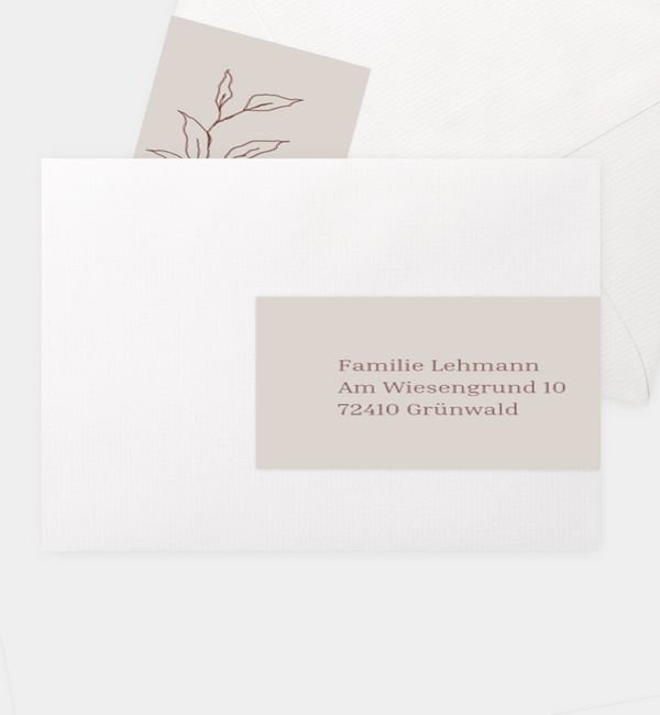 Kombi-Adressaufkleber