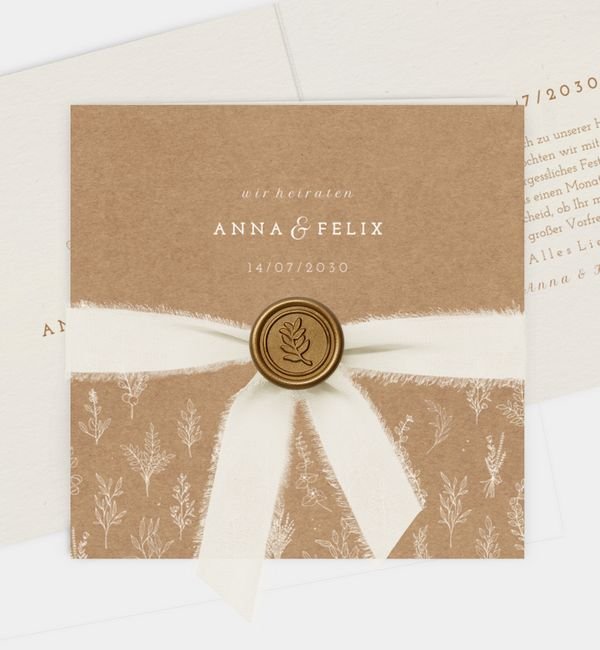 Klappkarte quadratisch