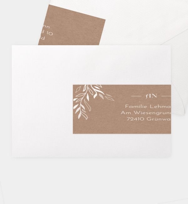 Kombi-Adressaufkleber