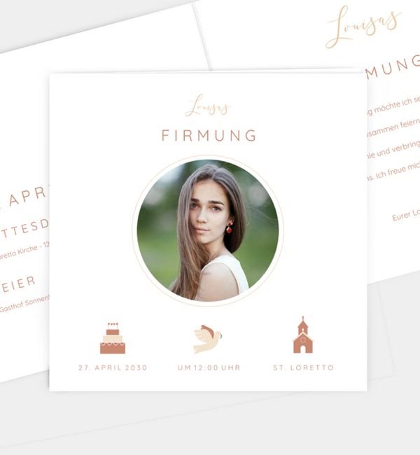 Klappkarte quadratisch