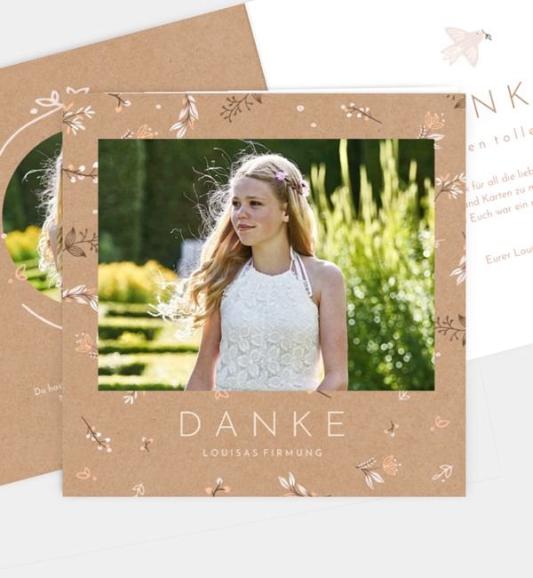 Klappkarte quadratisch