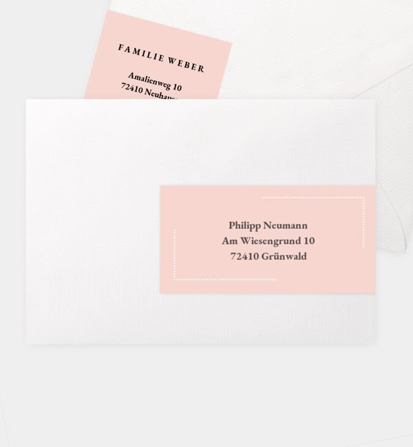 Kombi-Adressaufkleber