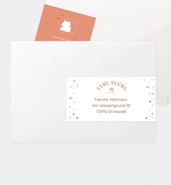 Kombi-Adressaufkleber