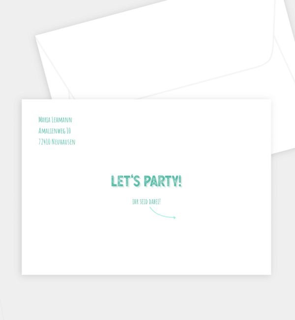 Briefumschlag gerade