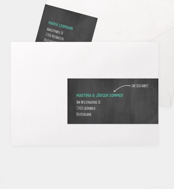 Kombi-Adressaufkleber