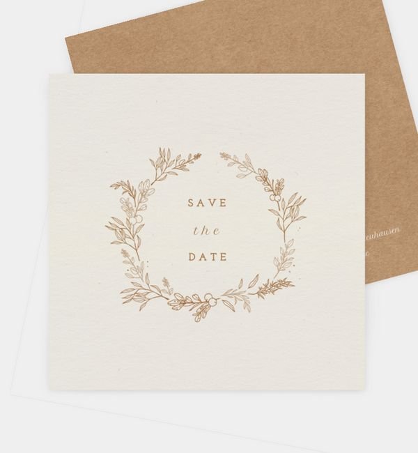 Postkarte quadratisch