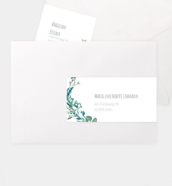 Kombi-Adressaufkleber