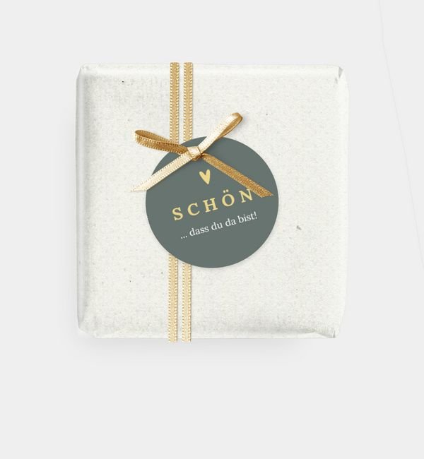 Geschenkanhänger rund
