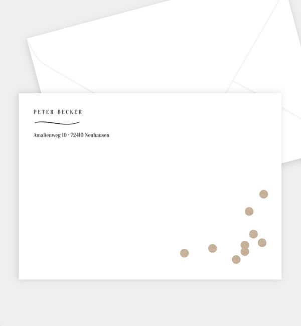 Golden Confetti · Crafty